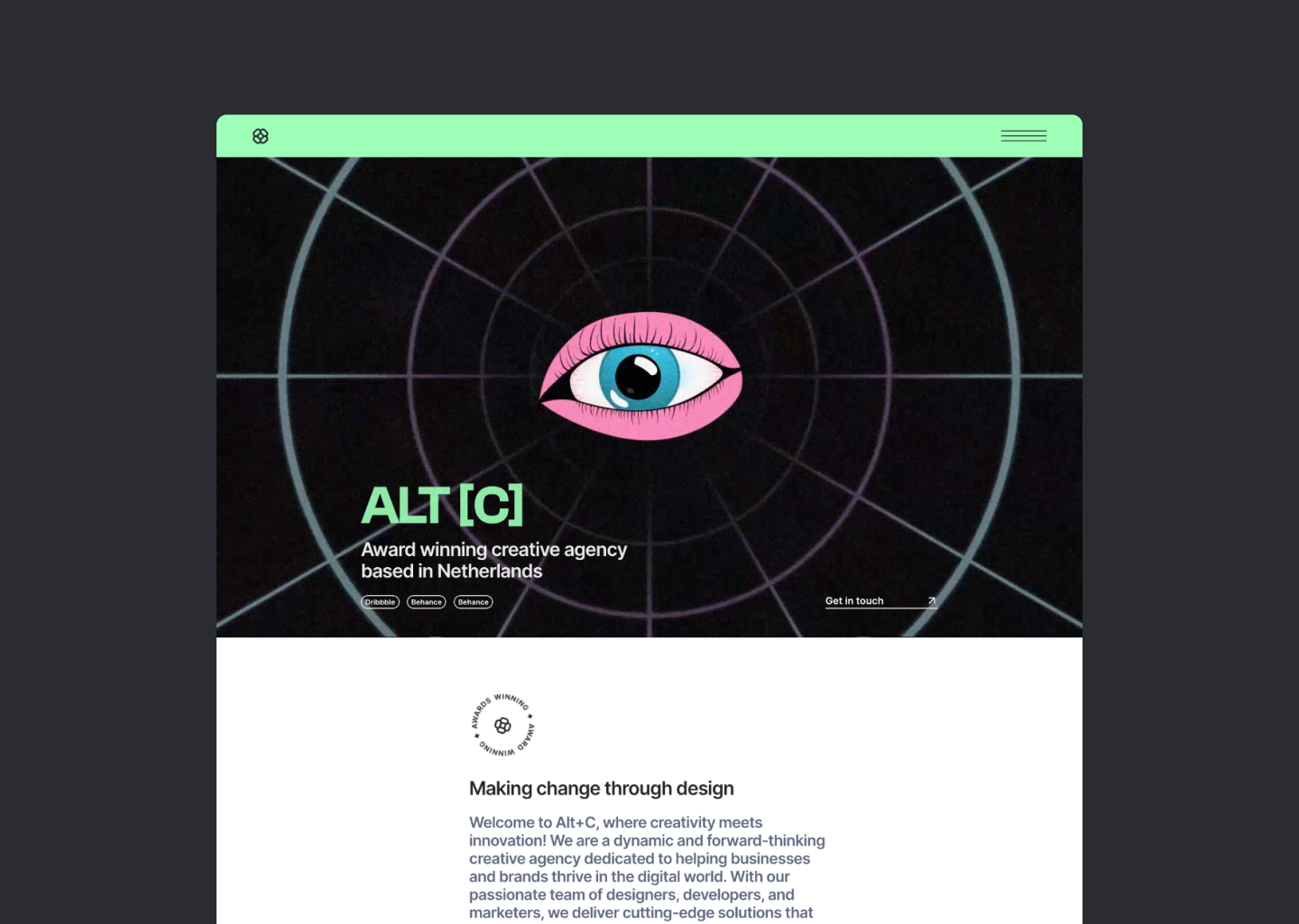 Alt[C] – Agency Template