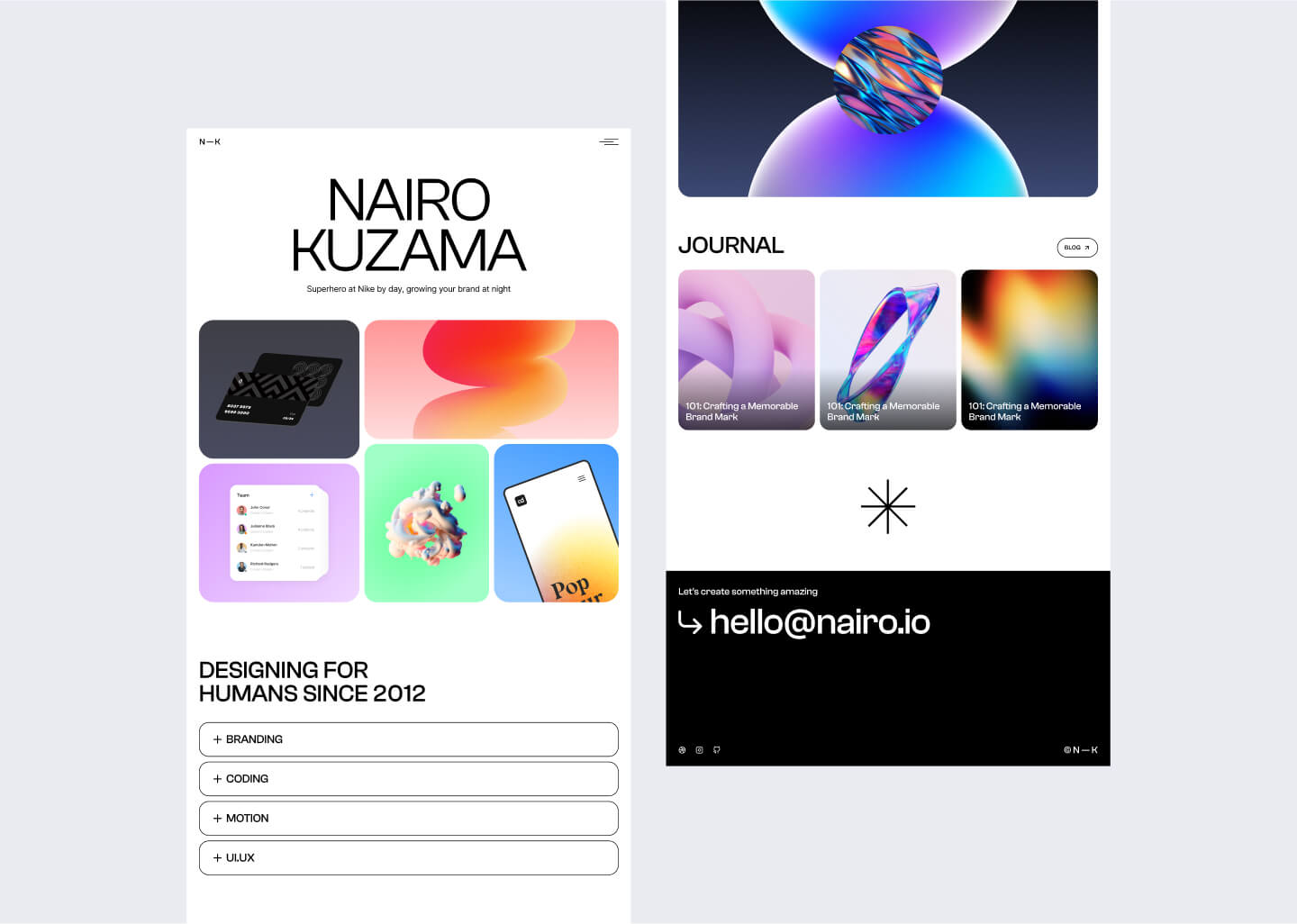 Nairo – Creative Portfolio Template